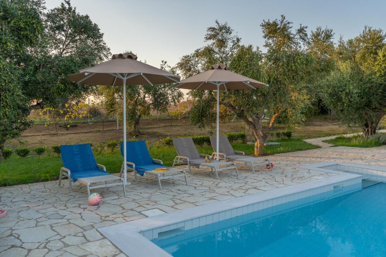 Abelia Luxurious Villas Finikounta Buitenkant foto